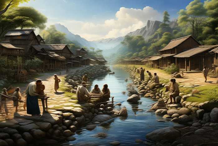 世外桃源的生活的诗句（世外桃源的生活的诗句怎么写）