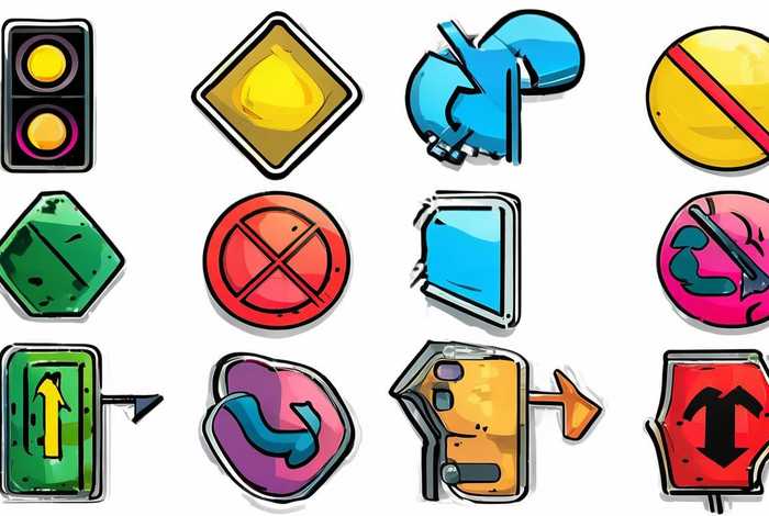 生活中常见标识图片大全 生活中常见标识图片大全简笔画