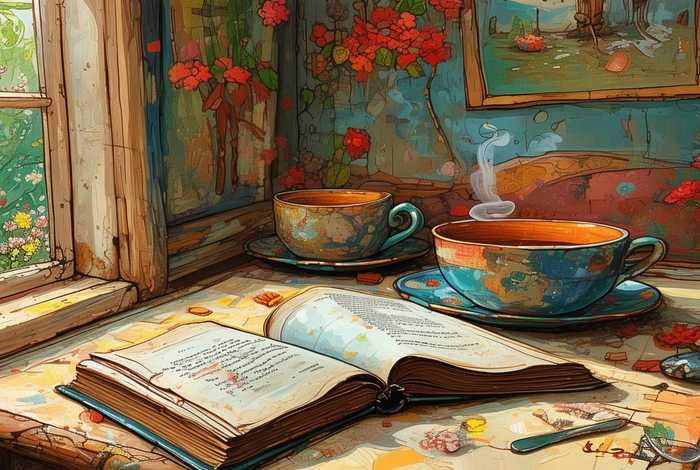 生活的角落美术；生活的角落美术作品图片