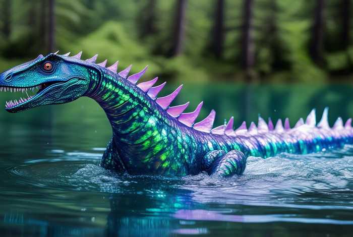 生活在水里的恐龙是什么颜色、生活在水里的恐龙是什么颜色的