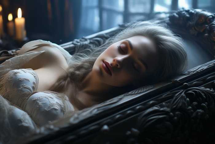 漂亮美女死去后进棺材、漂亮美女死去后进棺材视频