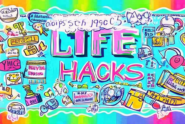 生活中的小技巧手抄报图片，生活中的小技巧手抄报图片四年级