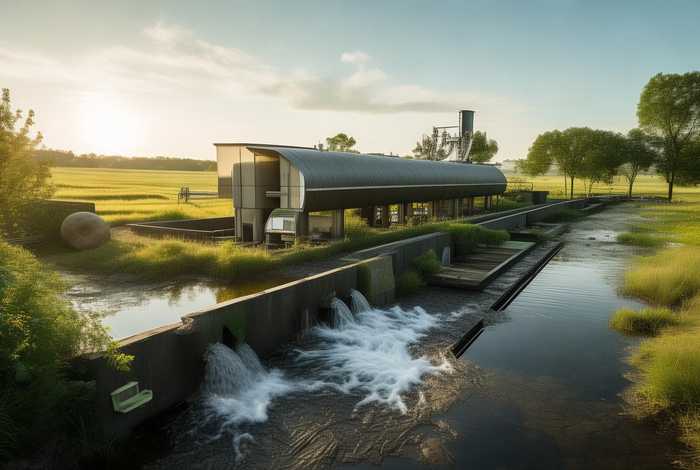 农村生活污水处理系统；农村生活污水处理系统图