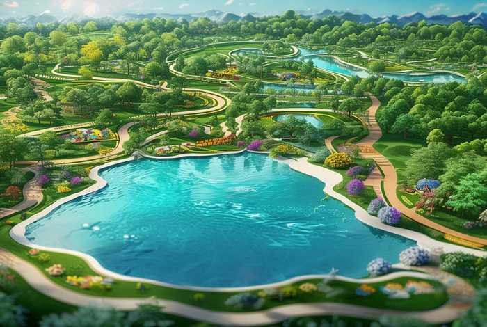 平南生态公园;平南生态公园的路线图 平南生态公园;平南生态公园的路线图