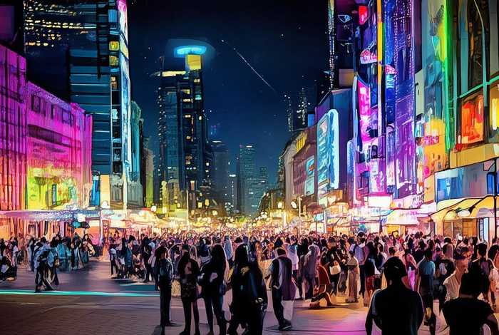 周末夜景；周末夜景说说
