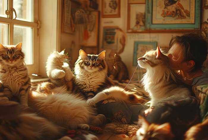 与猫生活 与猫猫一起的生活