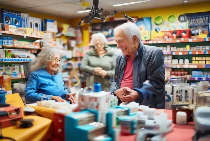 中老年人生活用品超市、中老年人生活用品超市图片大全