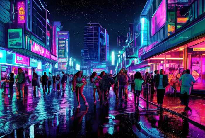 夜晚生活照片图片（夜晚生活照片图片真实）