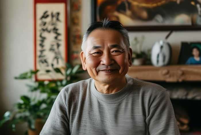 中国中年男子生活照 中国中年男子生活照图片