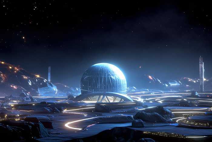 外星生活舱,外星生活基地的画 外星生活舱,外星生活基地的画