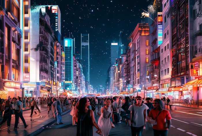 周末夜景；周末夜景说说