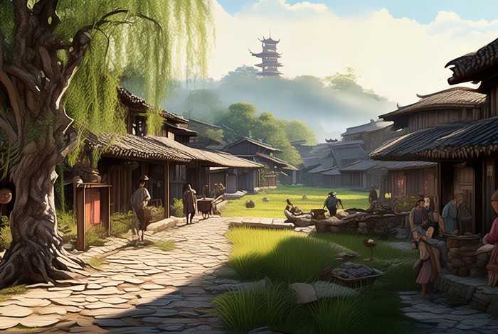 唐三生活、唐三生活的村子