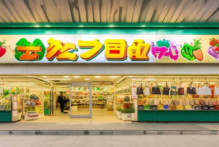 原鲜生活超市门头图片 源鲜生活超市