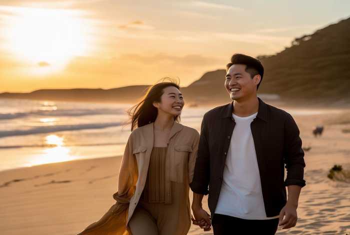 亚洲夫妇在澳大利亚，亚洲夫妇在澳大利亚生活