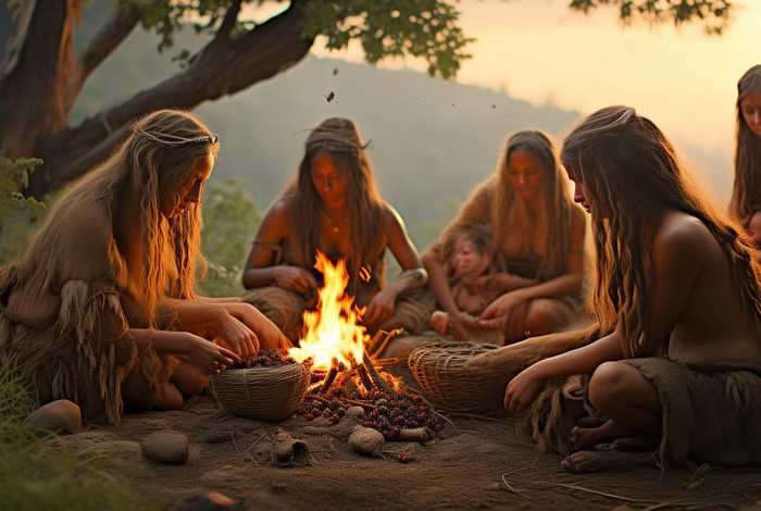 原始人的女人怎样生活的，原始人的女人怎样生活的呢