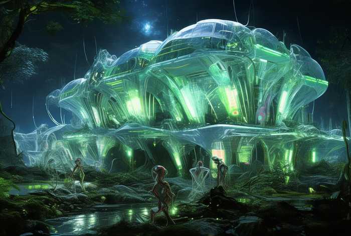 外星生活基地的画、外星人的基地怎么画 外星生活基地的画、外星人的基地怎么画