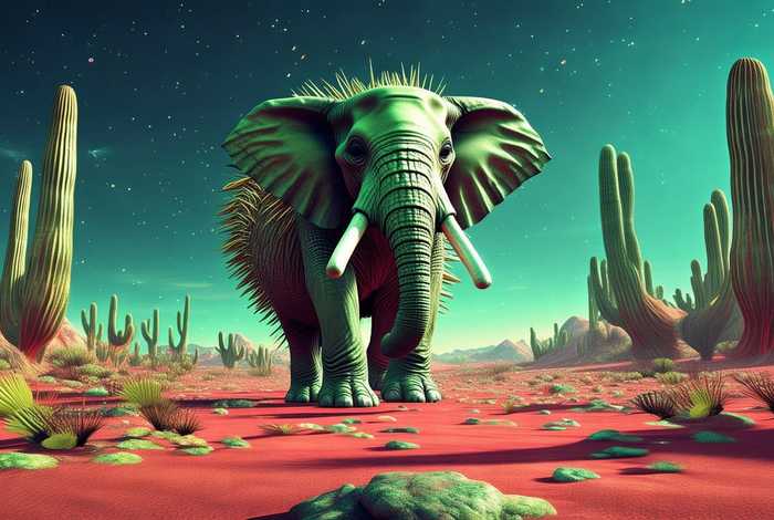仙人掌大象在哪个星球生活，仙人掌大象在哪个星球生活的