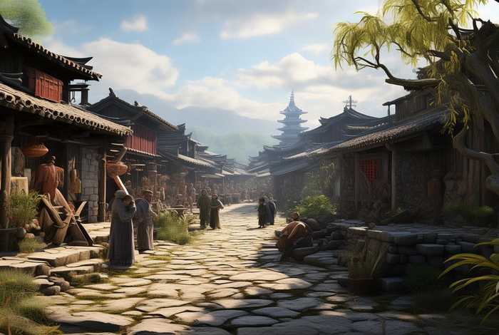 唐三生活、唐三生活的村子