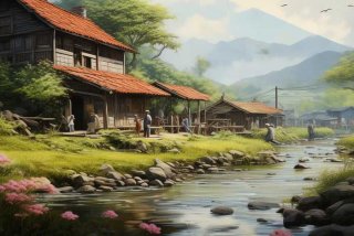 乡村生活之，乡村生活之悠闲自在