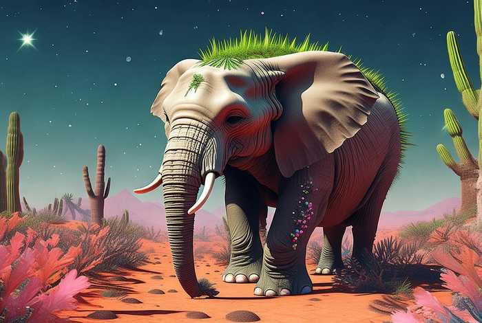 仙人掌大象在哪个星球生活，仙人掌大象在哪个星球生活的