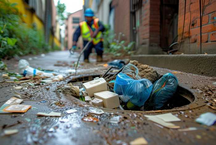 下水道生活垃圾堵了怎么办？ - 下水道生活垃圾堵了怎么办视频
