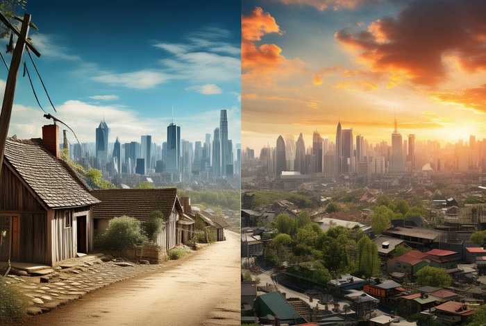 以前和现在的生活变化图片、以前和现在的生活变化图片大全