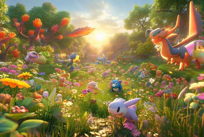 宠物小精灵游戏原生花3，宠物小精灵游戏原生花3D