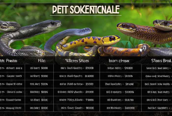 宠物蛇种类价格、宠物蛇种类价格大全
