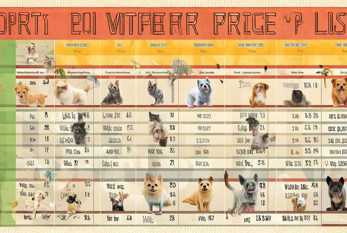宠物狗价格一览表2024 - 宠物狗价格一览表2024最新