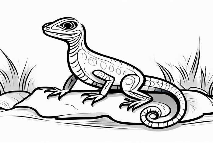 宠物蜥蜴图片（宠物蜥蜴图片简笔画）