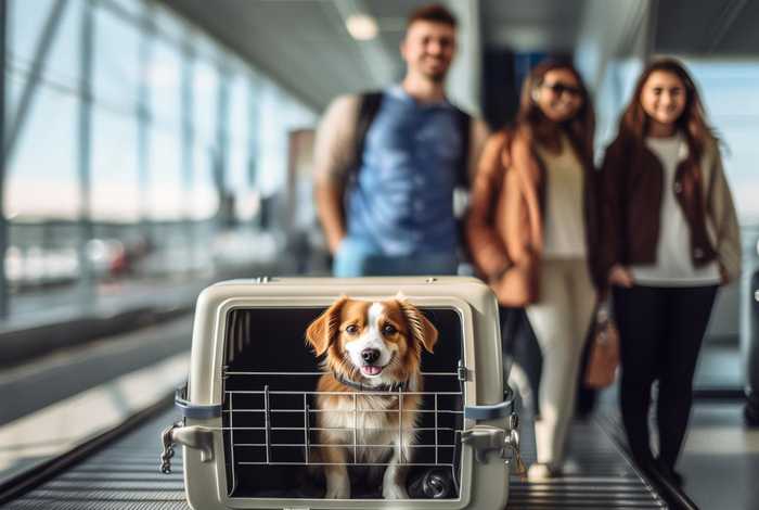 飞机托运宠物可以和人一起吗（飞机宠物托运是跟人一起到吗？）