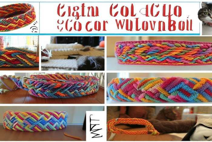 宠物项圈编织；宠物项圈编织方法自制猫项圈教程