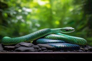 宠物蛇种类翠青蛇 - 宠物蛇种类翠青蛇图片