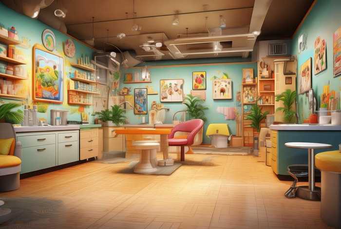 宠物美容院装修效果图（宠物美容院装修效果图大全）