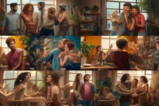 人际关系图片绘画，人际关系图片绘画素材