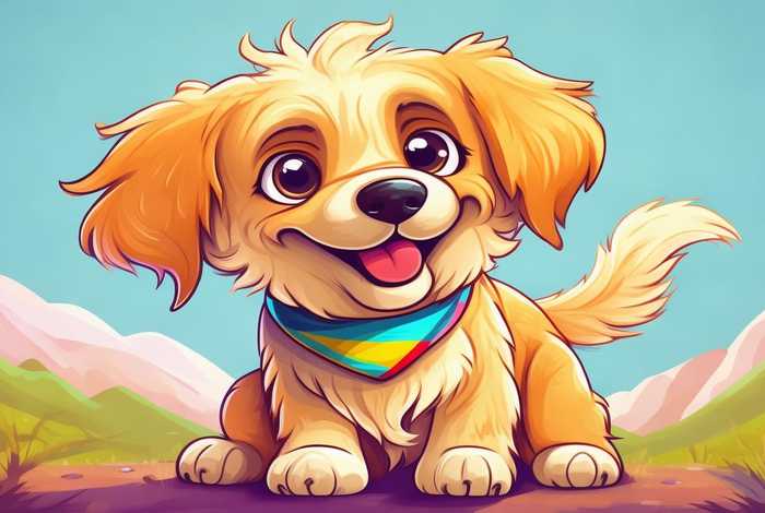 宠物狗图片卡通（宠物狗图片卡通可爱）