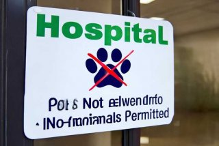 医院宠物禁止入内标志（医院宠物禁止入内标志怎么写）