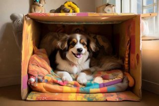 宠物窝纸 - 纸箱宠物窝