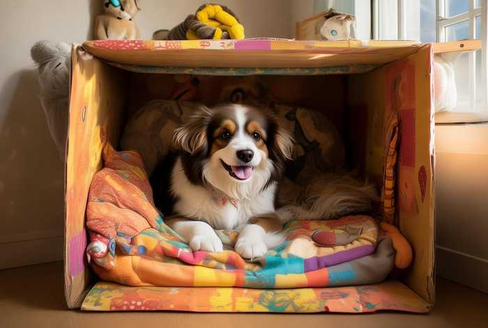 宠物窝纸 - 纸箱宠物窝