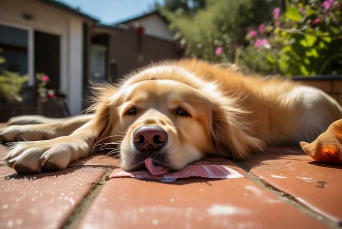 狗狗热死了,我很后悔，狗被热死了很难受