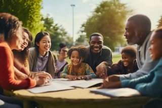 人际关系和谐图片；人际关系和谐图片素材