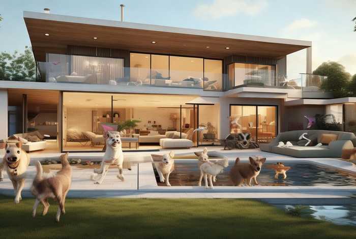 宠物窝别墅，别墅宠物乐园