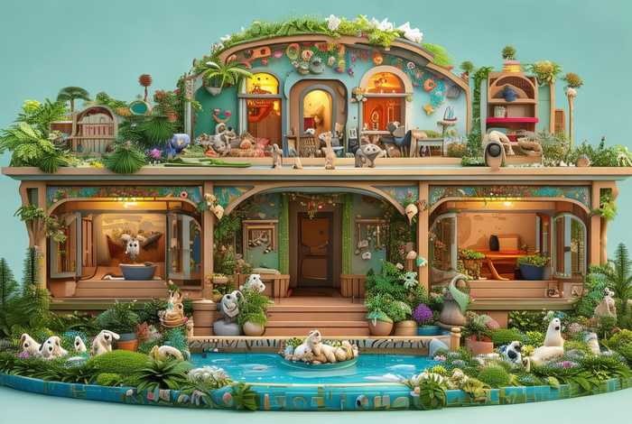 宠物酒店设计；宠物酒店设计思路