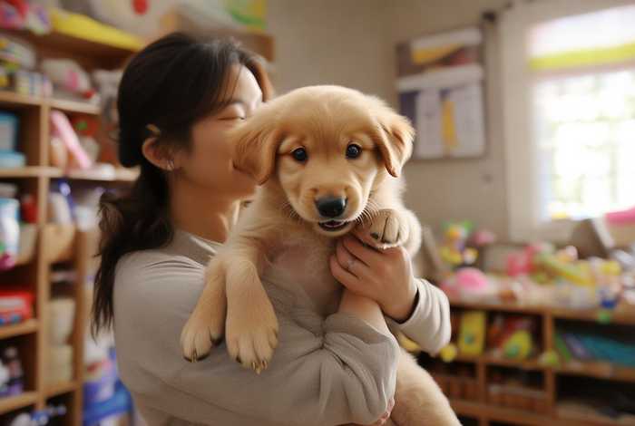 阿sue的宠物护理店 - 阿sue照顾小狗