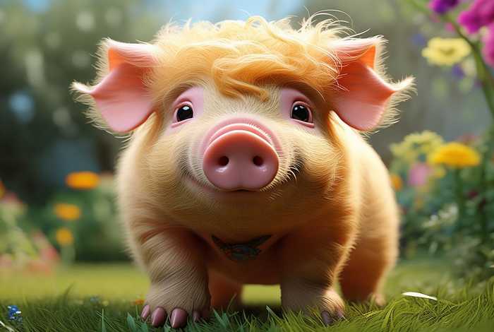 宠物猪图片高清（宠物猪图片高清头像）