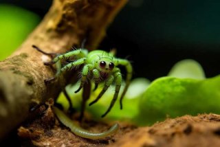 宠物蜘蛛吃什么（宠物蜘蛛幼体吃什么）