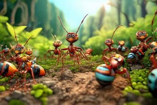 宠物蚂蚁图片，宠物蚂蚁图片卡通