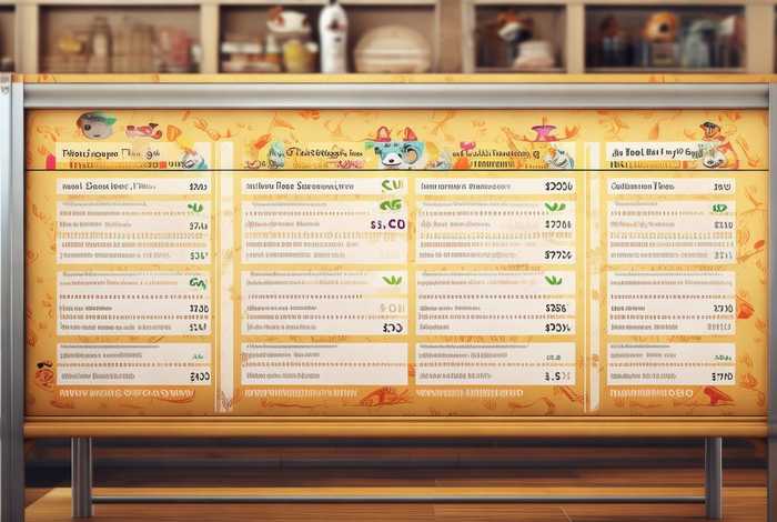 宠物店价格表模板免费、宠物店价格表模板免费下载