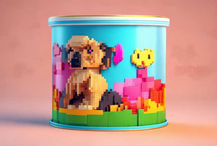 宠物罐头图片、宠物罐头图片 像素风