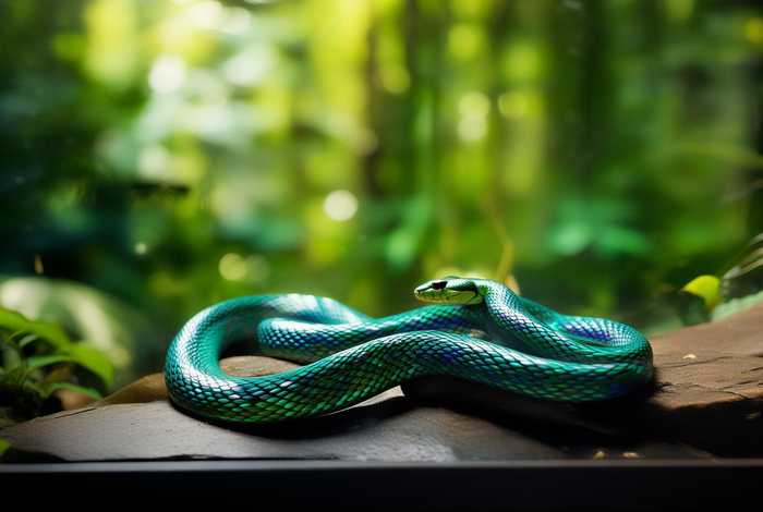 宠物蛇种类翠青蛇 - 宠物蛇种类翠青蛇图片